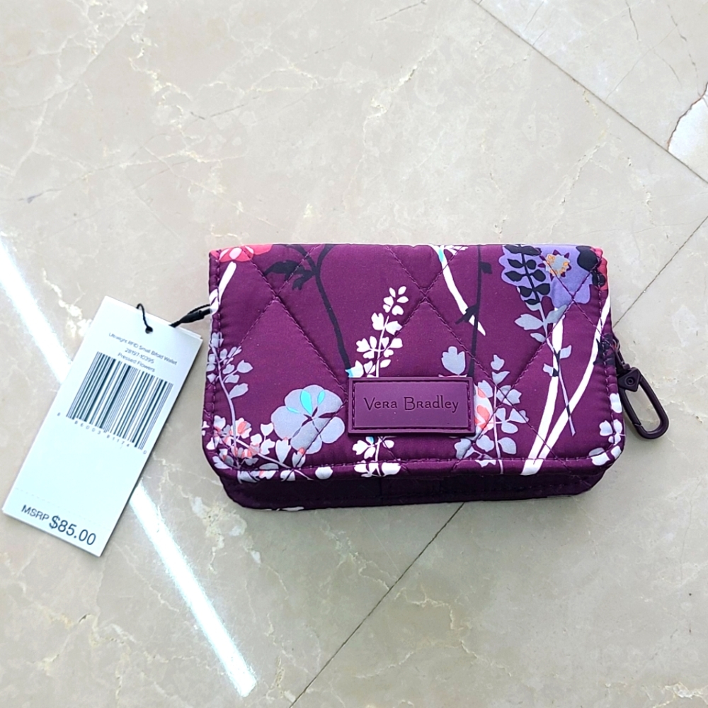 VERA BRADLEY ULTRALIGHT RFID BI FOLD WALLET